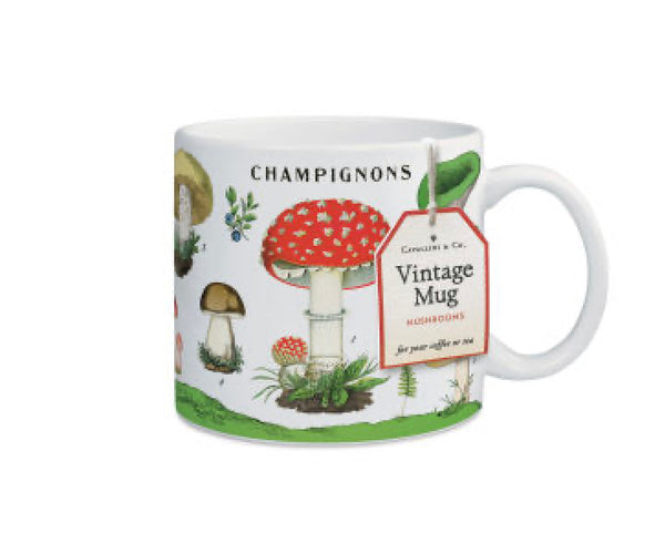 Vintage Mushroom Mug