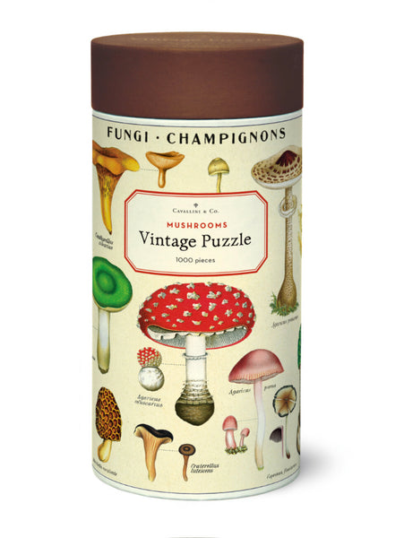 Cavallini Mushroom Puzzle 1000pc
